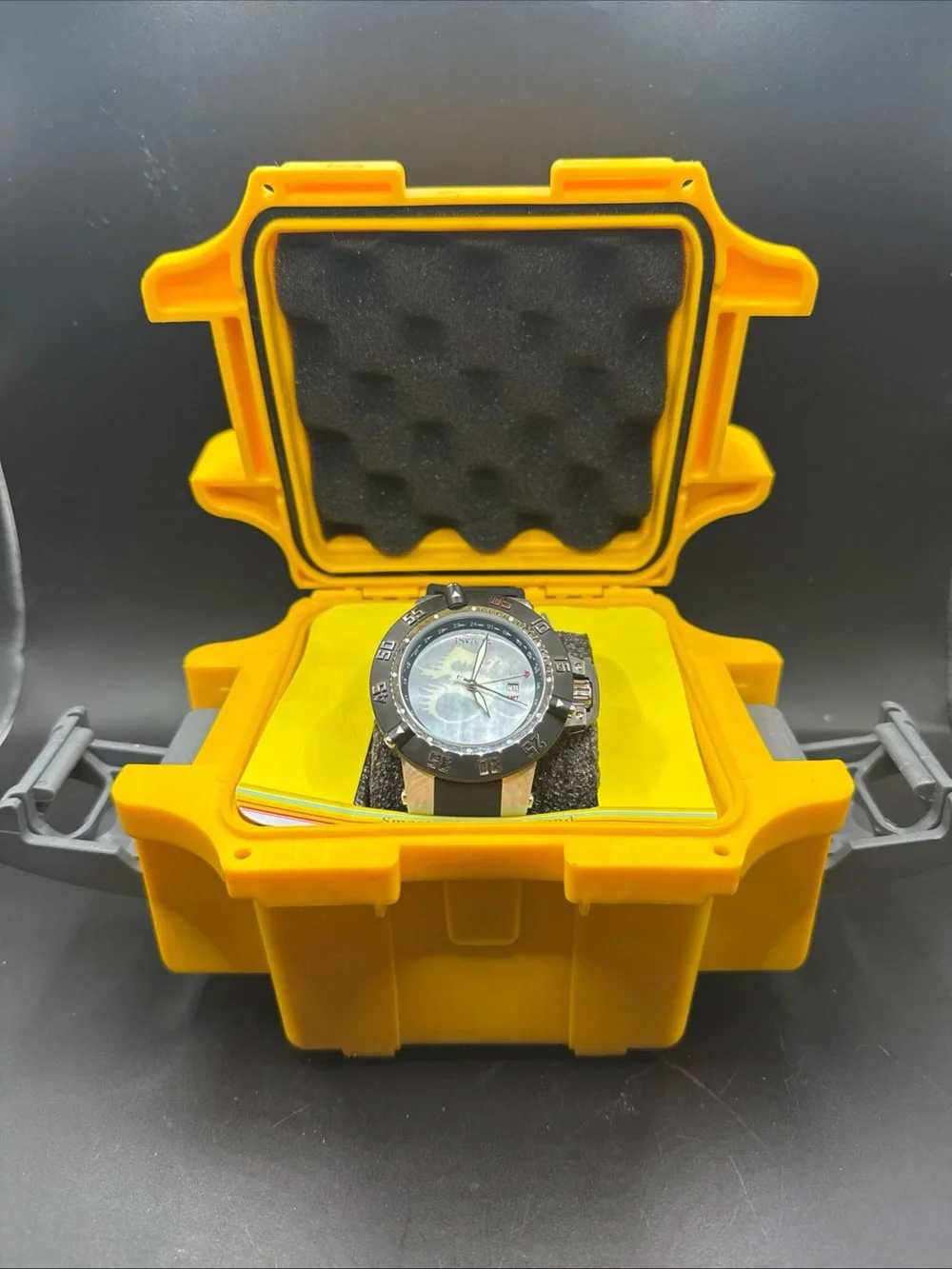 New Invicta Men's 0876 Subaqua Noma III MOP Dial GMT SWISS MADE New Battery